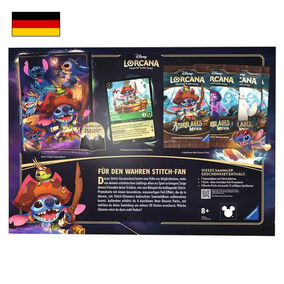 Disney Lorcana: Azurblaues Meer Geschenk Set - Deutsch