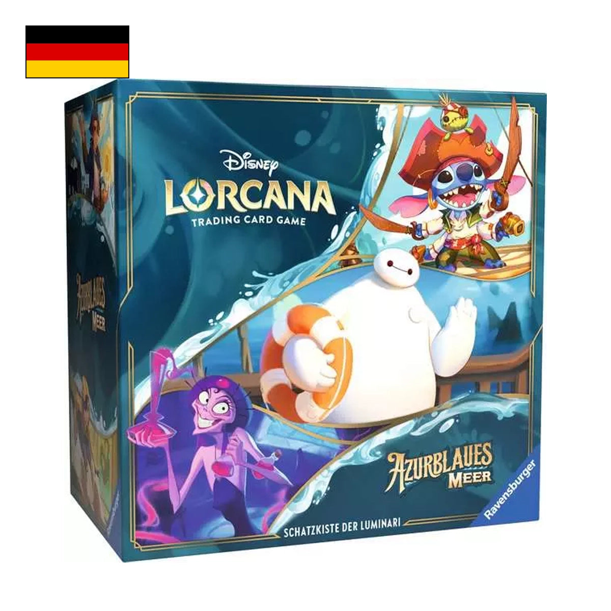 Disney Lorcana: Azurblaues Meer Schatzkiste der Luminari - Deutsch