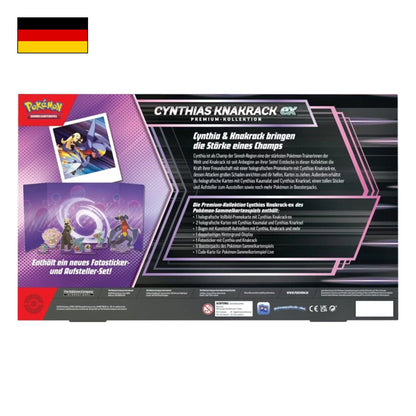 Pokémon: Cynthias Knackrack ex Premium Kollektion - Deutsch