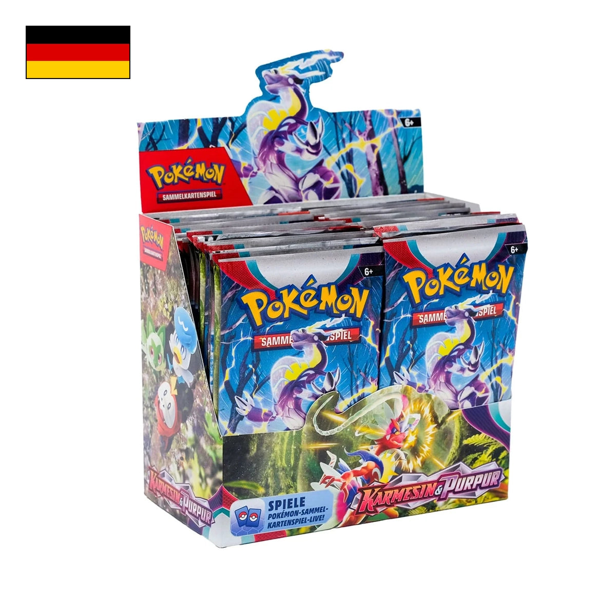 Pokémon: Karmesin und Purpur Display - Deutsch